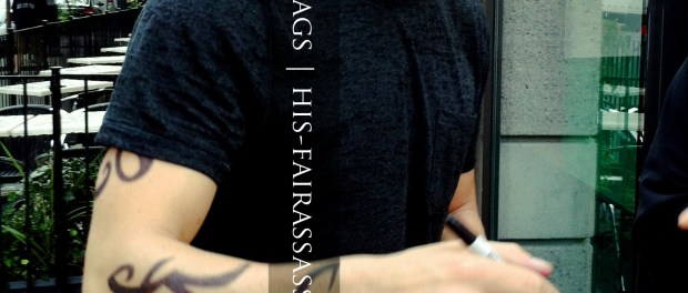 Kevin Zegers on TMI set