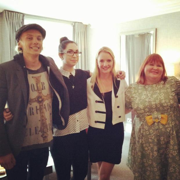 Jamie and Cassie with Glamour