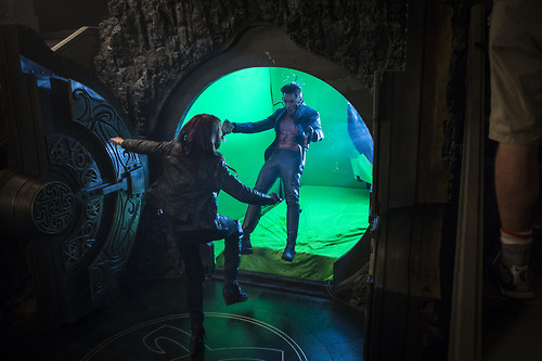 Lily Collins;Jonathan Rhys Meyers