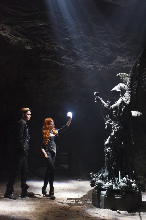 SHADOWHUNTERS - ABC Family's "Shadowhunters" premieres Tuesday, January 12, 2016 on Freeform. ABC Family is becoming Freeform in January 2016. (ABC Family/John Medland) DOMINIC SHERWOOD, KATHERINE MCNAMARA