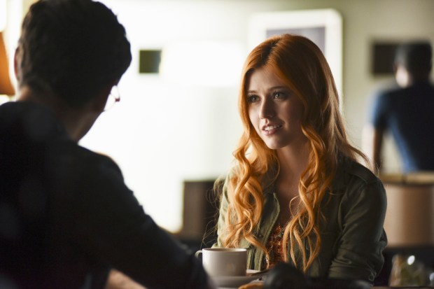 SHADOWHUNTERS - “The Mortal Cup” - One young woman realizes how dark the city can really be when she learns the truth about her past in the series premiere of "Shadowhunters" on Tuesday, January 12th at 9:00 - 10:00 PM ET/PT. ABC Family is becoming Freeform in January 2016. Based on the bestselling young adult fantasy book series The Mortal Instruments by Cassandra Clare, "Shadowhunters" follows Clary Fray, who finds out on her birthday that she is not who she thinks she is but rather comes from a long line of Shadowhunters - human-angel hybrids who hunt down demons. Now thrown into the world of demon hunting after her mother is kidnapped, Clary must rely on the mysterious Jace and his fellow Shadowhunters Isabelle and Alec to navigate this new dark world. With her best friend Simon in tow, Clary must now live among faeries, warlocks, vampires and werewolves to find answers that could help her find her mother. Nothing is as it seems, including her close family friend Luke who knows more than he is letting on, as well as the enigmatic warlock Magnus Bane who could hold the key to unlocking Clary's past. (ABC Family/John Medland) KATHERINE MCNAMARA