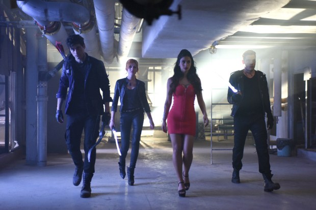 SHADOWHUNTERS - "Dead Man's Party" - Clary, Jace, Alec and Isabelle must hatch a rescue plan that takes them into the heart of a vampire lair in “Dead Man’s Party,” an all-new episode of “Shadowhunters,” airing Tuesday, January 26th at 9:00 – 10:00 p.m., EST/PST on Freeform, the new name for ABC Family. ABC Family is becoming Freeform on January 12, 2016. (ABC Family/John Medland) MATTHEW DADDARIO, KATHERINE MCNAMARA, EMERAUDE TOUBIA, DOMINIC SHERWOOD