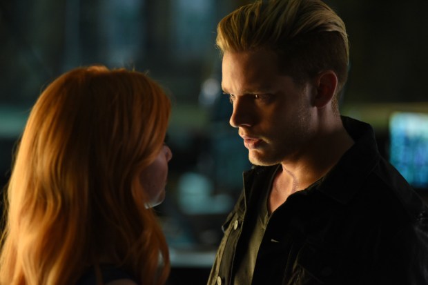 SHADOWHUNTERS - "Major Arcana" - With the knowledge of where The Mortal Cup is, Clary and the team race to get it before anyone else beats them to it in “Major Arcana,” an all-new episode of “Shadowhunters,” airing Tuesday, February 23rd at 9:00 – 10:00 p.m., EST/PST on Freeform, the new name for ABC Family.(Freeform/John Medland) KATHERINE MCNAMARA, DOMINIC SHERWOOD