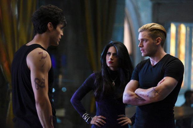 SHADOWHUNTERS - "Rise Up" - With the Institute on high alert, Jace, Clary and Isabelle are forced into taking drastic actions in “Rise Up,” an all-new episode of “Shadowhunters,” airing Tuesday, March 8th at 9:00-10:00 p.m., EST/PST on Freeform, the new name for ABC Family. - With the Institute on high alert, Jace, Clary and Isabelle are forced into taking drastic actions. (Freeform/John Medland) MATTHEW DADDARIO, EMERAUDE TOUBIA, DOMINIC SHERWOOD